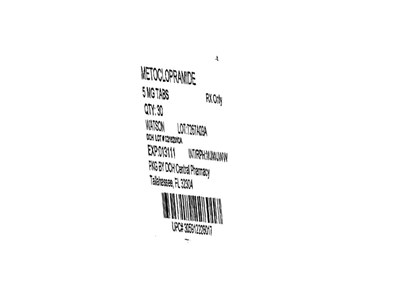 Metoclopramide 5 mg Tablets (Metoclopramide 5mg(watson))